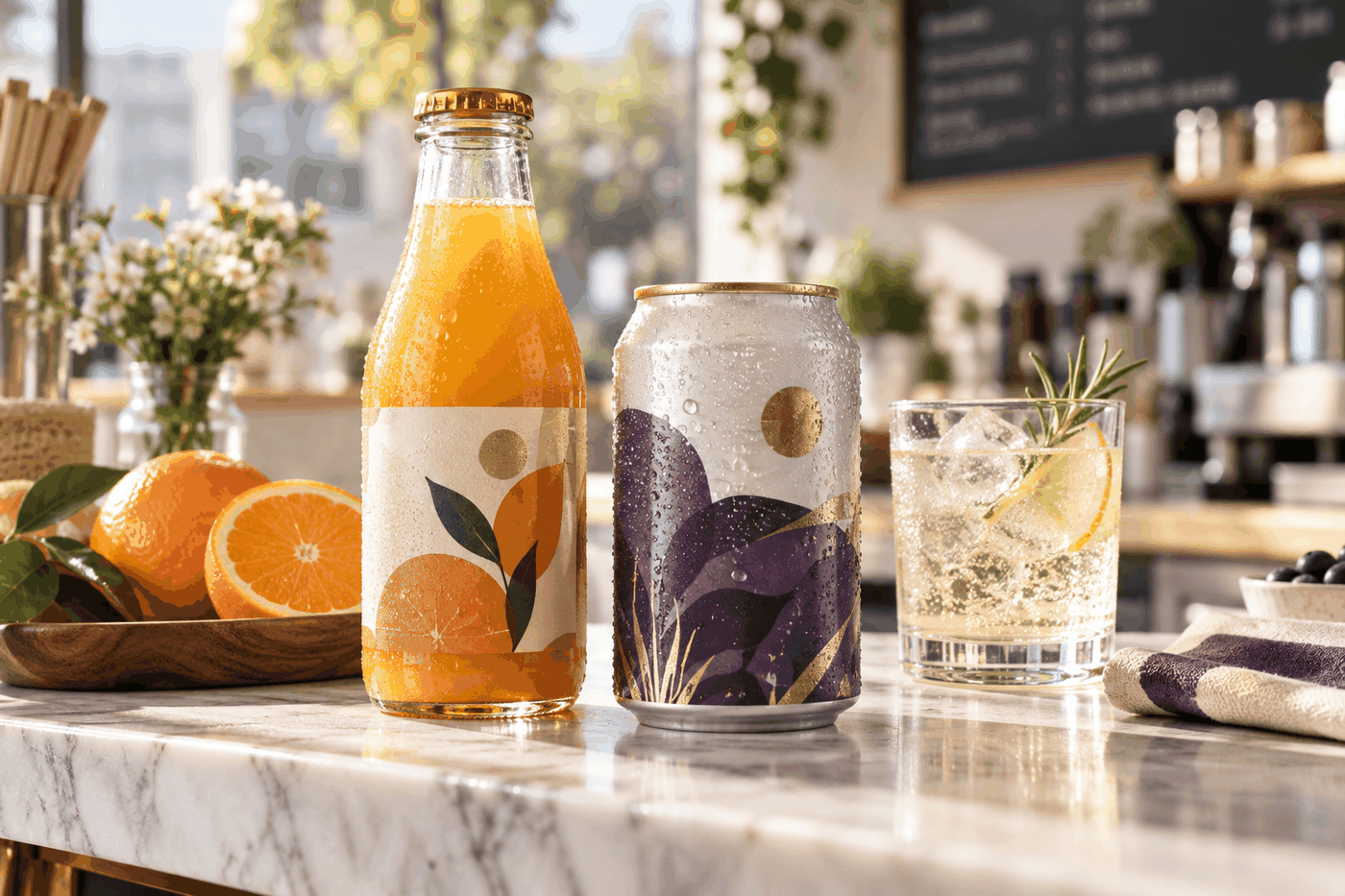 Beverage & Container packaging